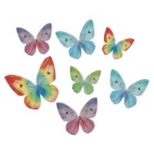 Picture of WAFER BUTTERFLIES ASSORTED 6CM